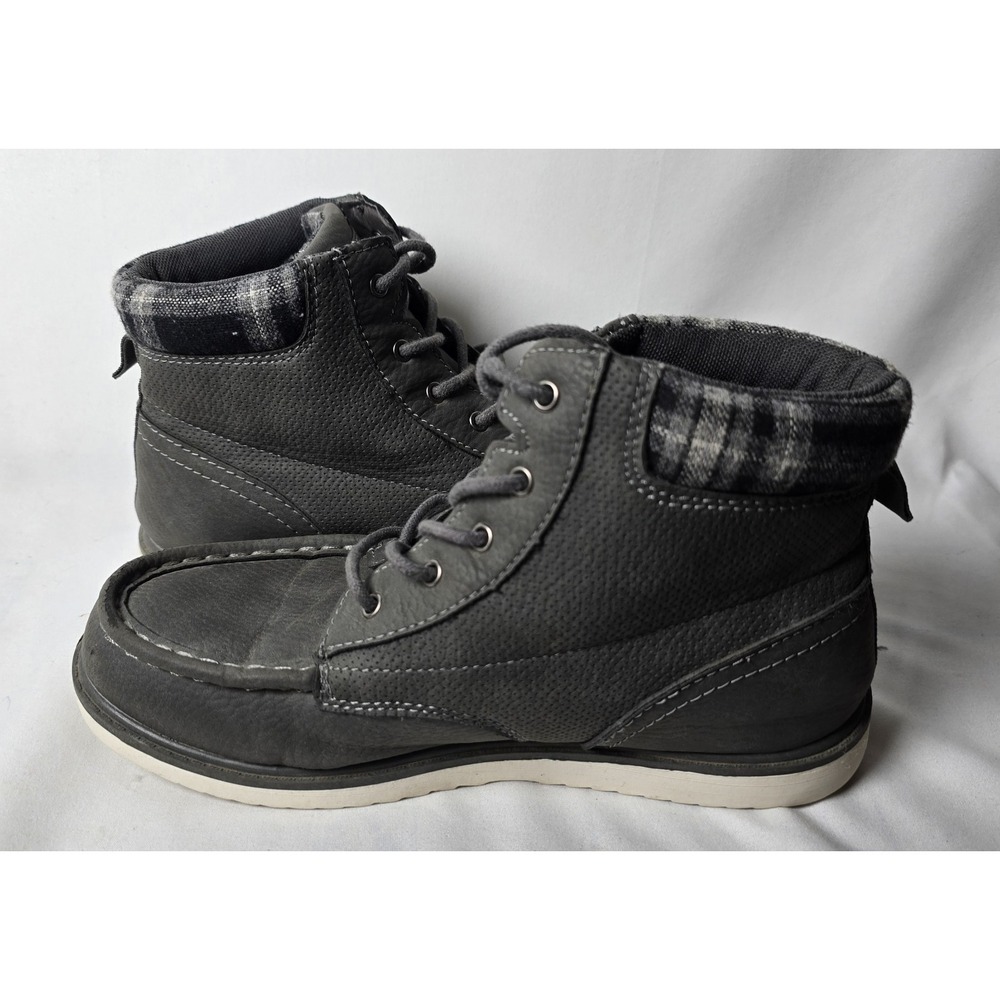 Levis Boots Kids Boys 5 Ankle Boots Gray Lace Comfort Trendy